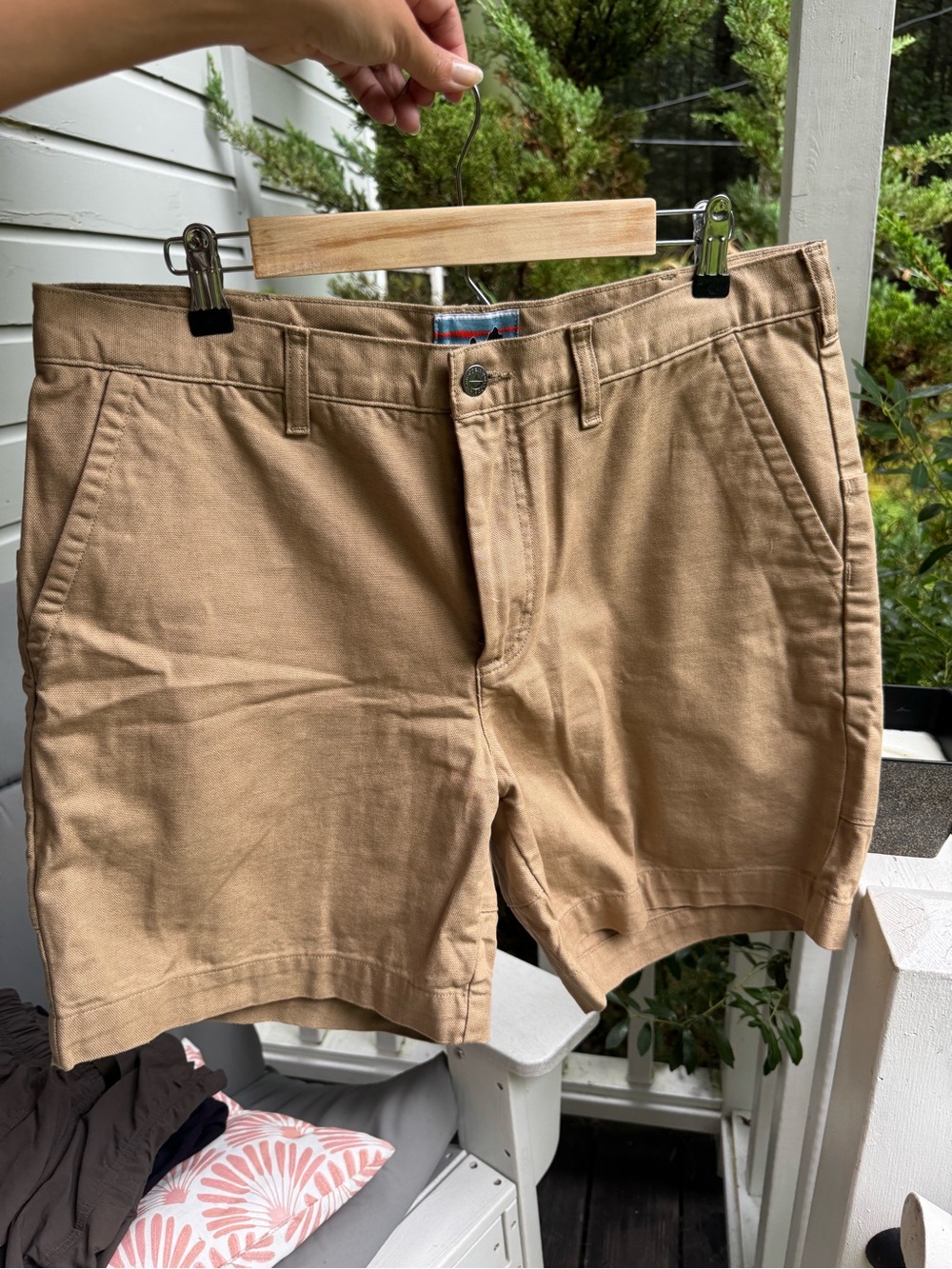 Men's Patagonia Tan Cotton Stand Up Shorts